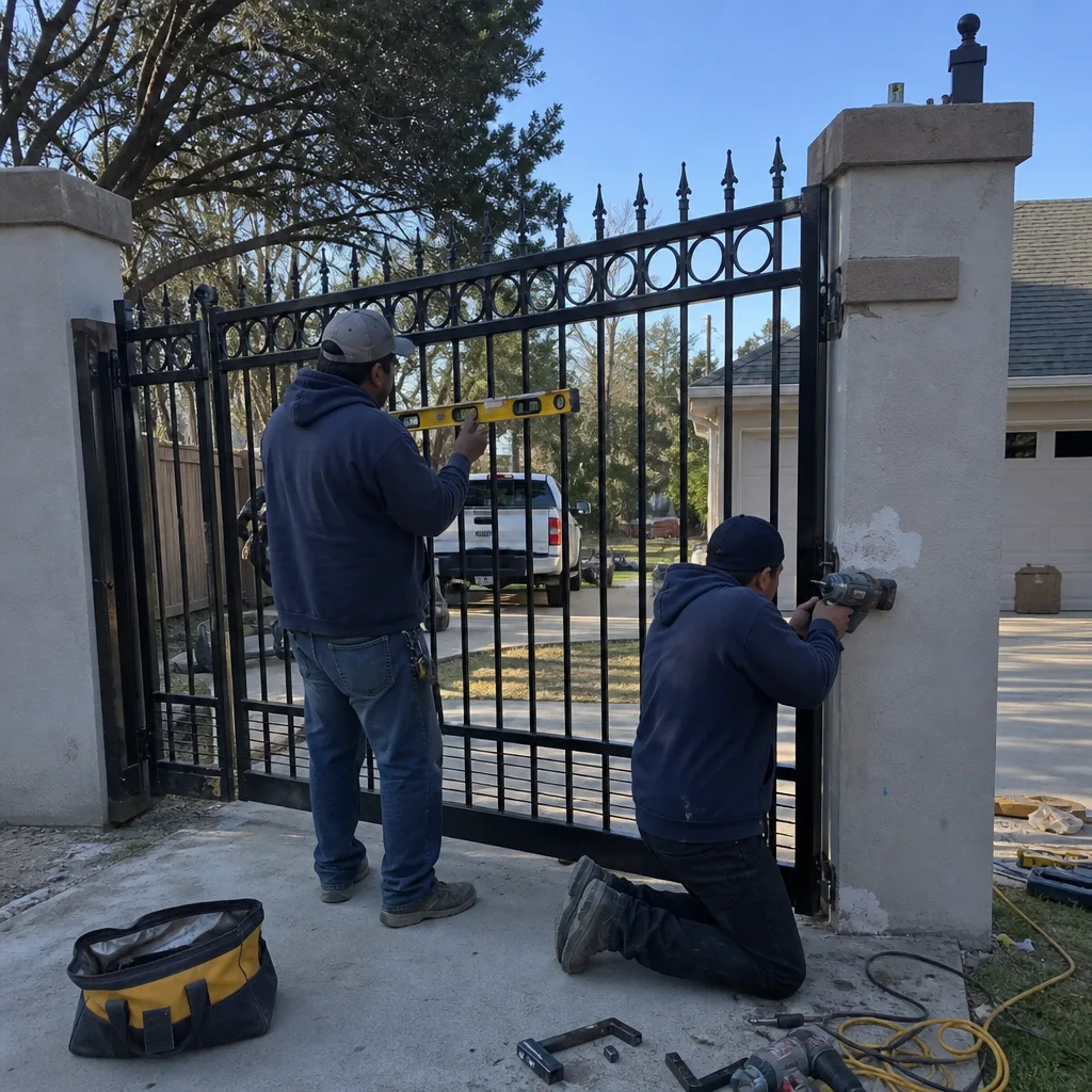 Pedestrian Gate Installation